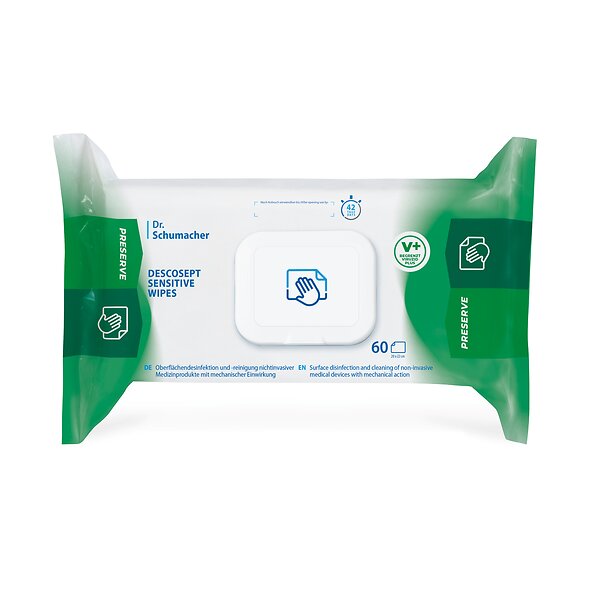 DESCOSEPT SENSITIVE WIPES 60 Tücher (Packung)
