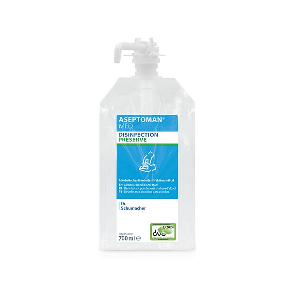 ASEPTOMAN® MED 700 ml (Beutel Auslass kurz)