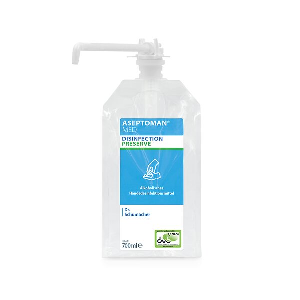 ASEPTOMAN® MED 700 ml (Beutel Auslass lang)